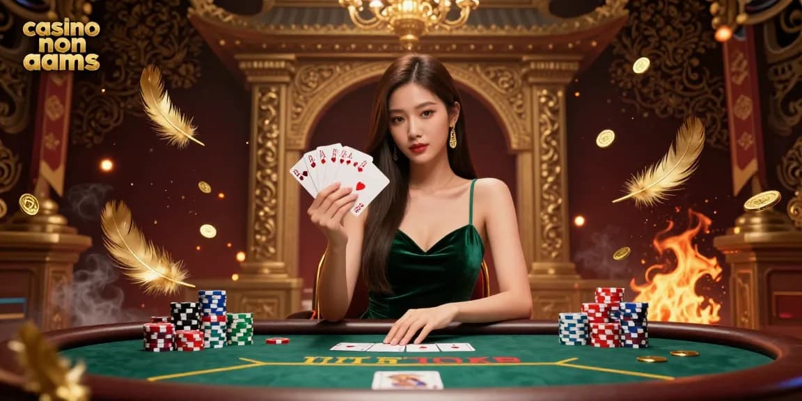 Scopri giochi emozionanti nei casinò non AAMS con azioni al tavolo da poker e elementi di casinò vibranti.