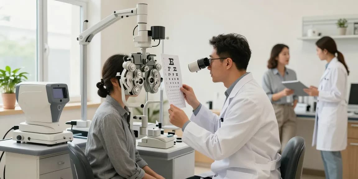 Patient receiving personalized treatment at SNU Eye Clinic for advanced eye care services.