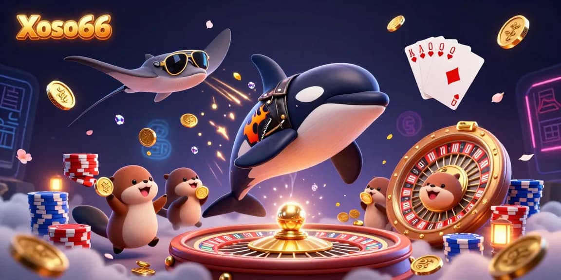 Xoso66 pulls in players with exciting jackpots and vibrant slots, featuring colorful characters in action.