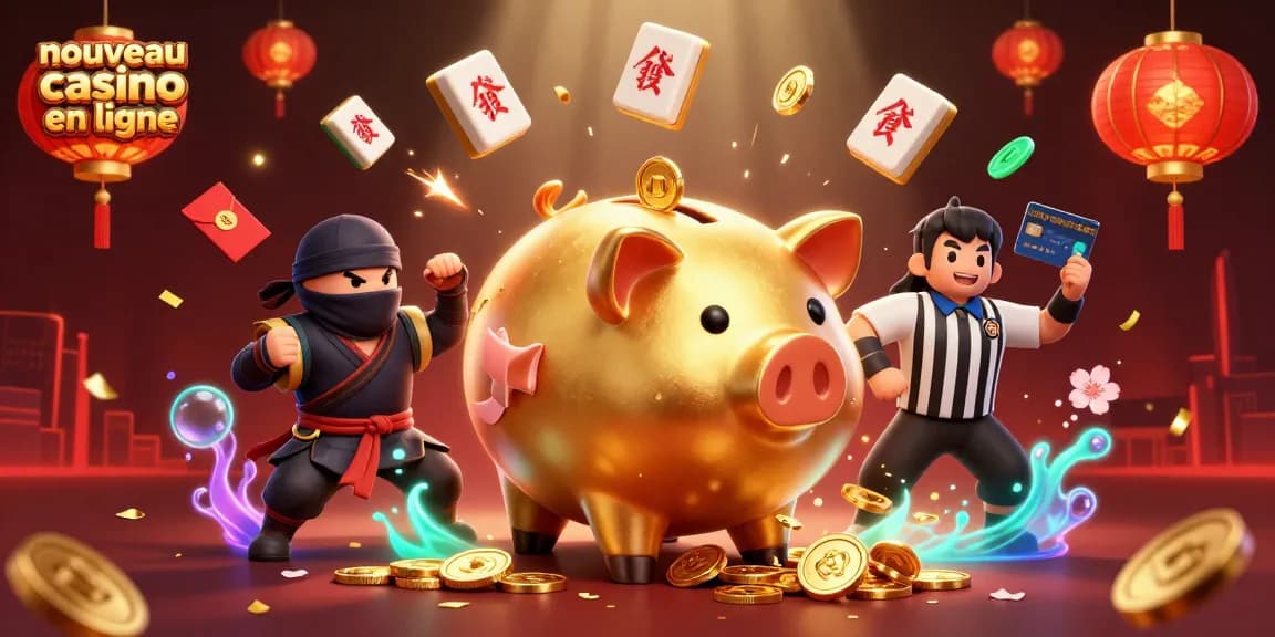 Gagnez avec le nouveau casino en ligne : un sumo, un ninja et un samouraï en action !