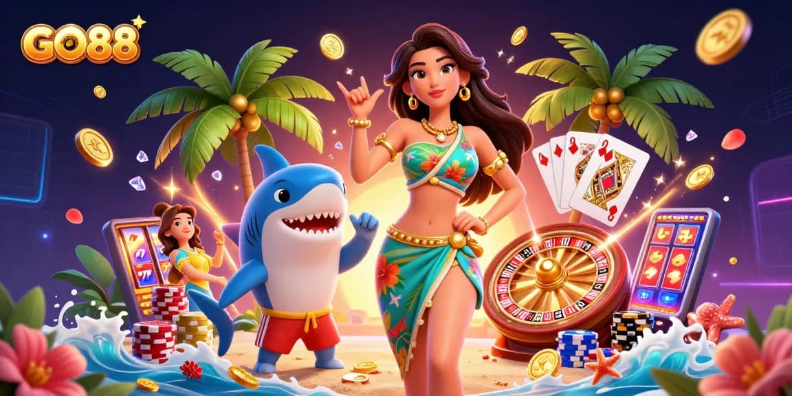 Win big at GO88 with stunning games and exciting rewards in this vibrant casino scene.
