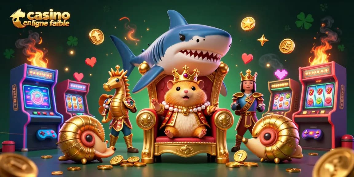Rejoignez le roi hamster et sa garde dans un casino en ligne fiable rempli de joie et de casino.