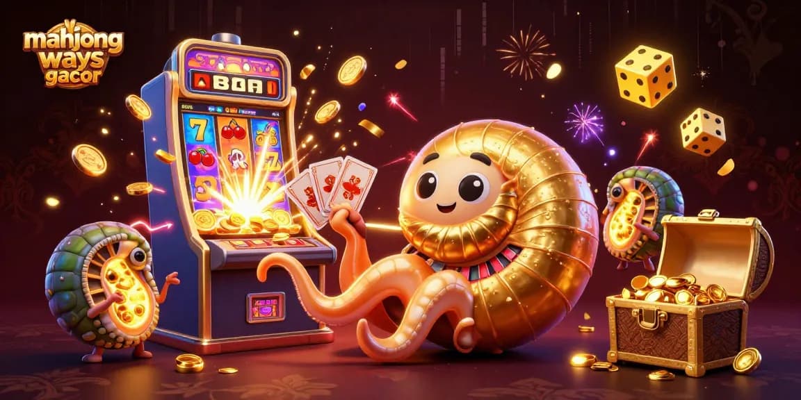 Experience the thrill of mahjong ways gacor with vibrant slot machine explosions and card gameplay elements.