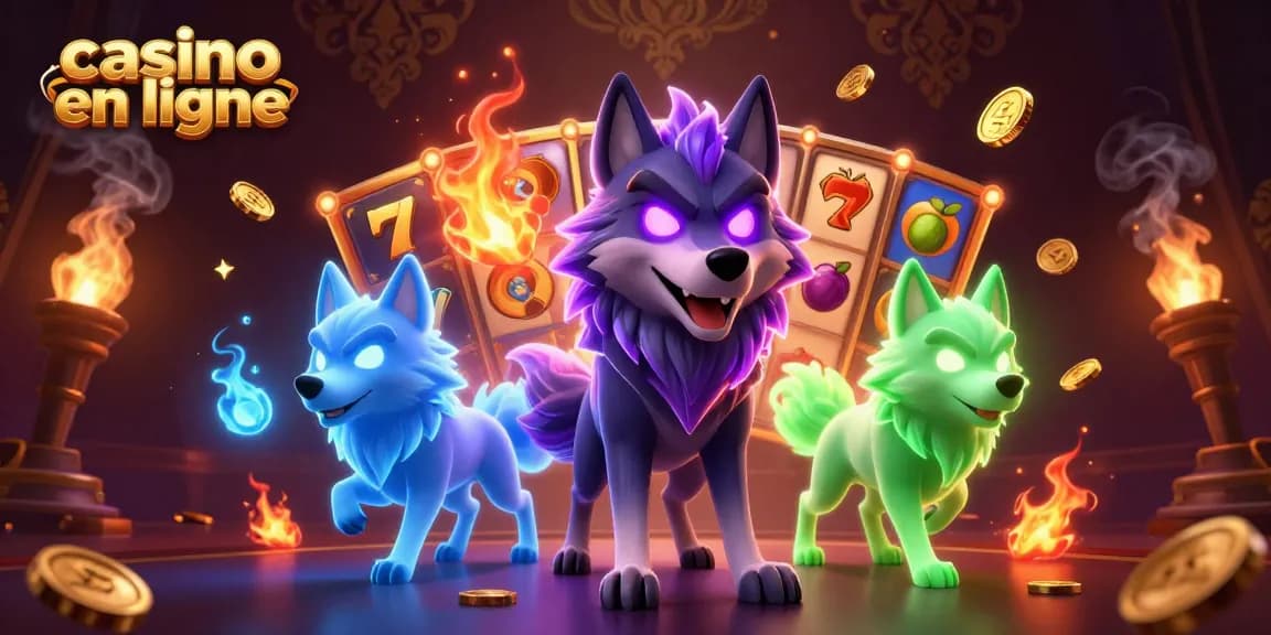 Jouer au casino en ligne avec des symboles de jackpots, loup spectral et éléments dynamiques