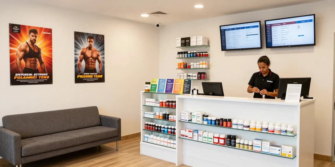 "Prime Pharma Steroids Shop providing professional medical services and patient care in a welcoming health clinic featuring knowledgeable staff."