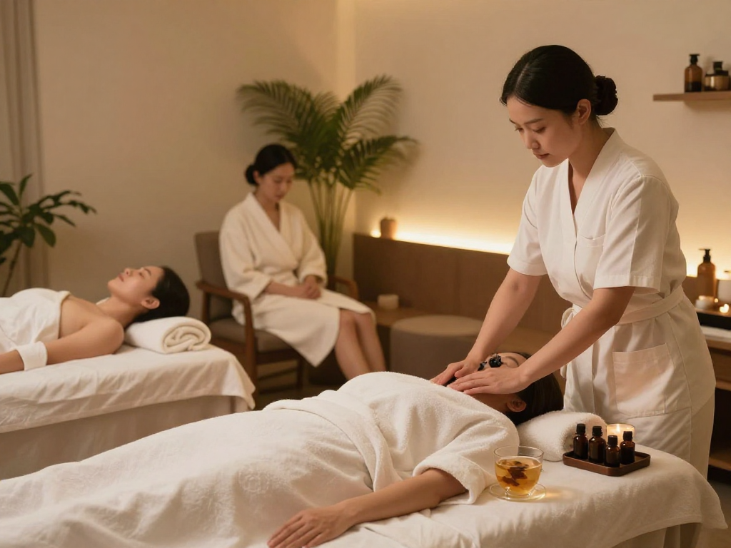 Relaxation therapy at https://www.balancedmassage.org/ with soothing ambiance in a premium massage studio.