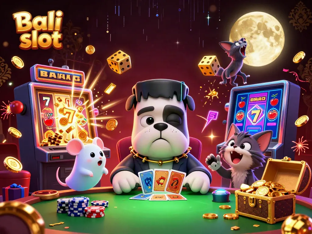 Experience exciting Bali slot adventures with vibrant 3D characters and rich casino elements.