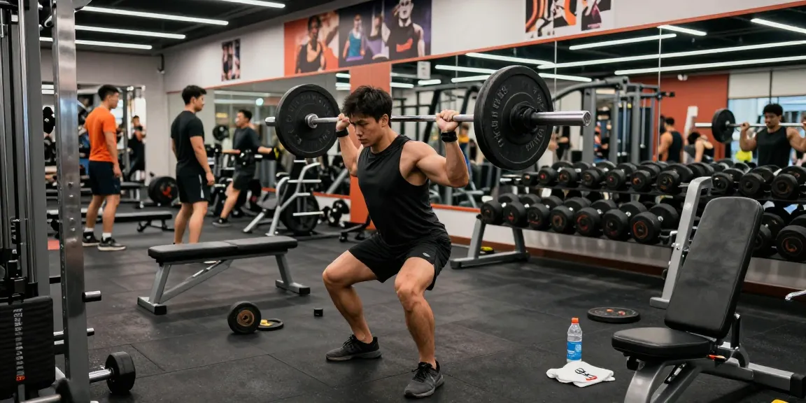 Astera Shop fitness scene showcasing an energetic workout session in a vibrant gym environment.