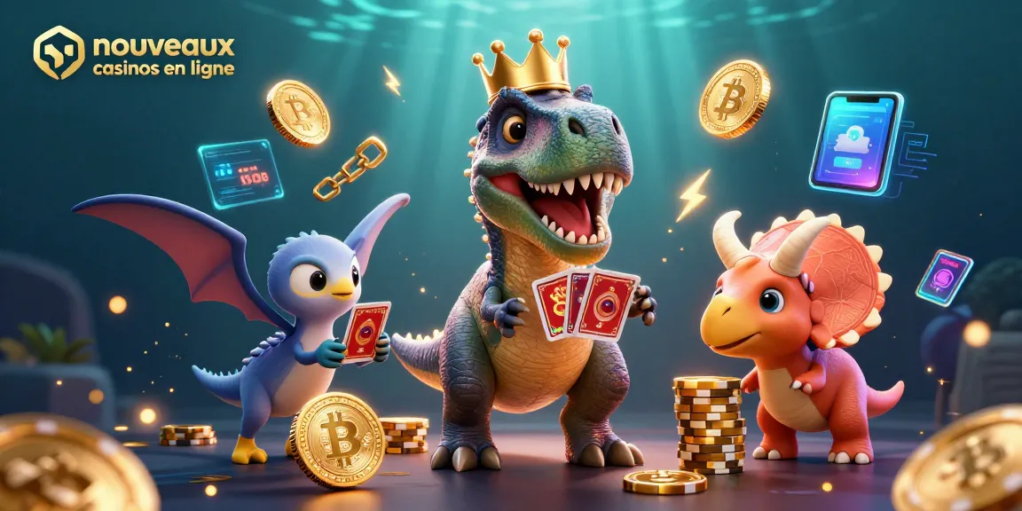 Jouer et gagner dans les nouveaux casinos en ligne avec des personnages de jeux animés et des éléments de crypto.
