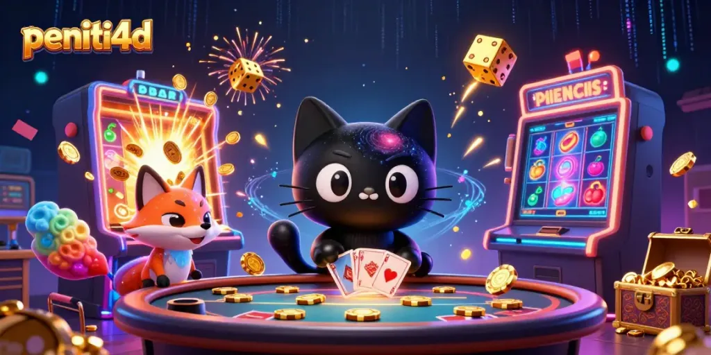 Peniti4D menghadirkan keseruan permainan slot dengan berbagai elemen kasino yang menarik.