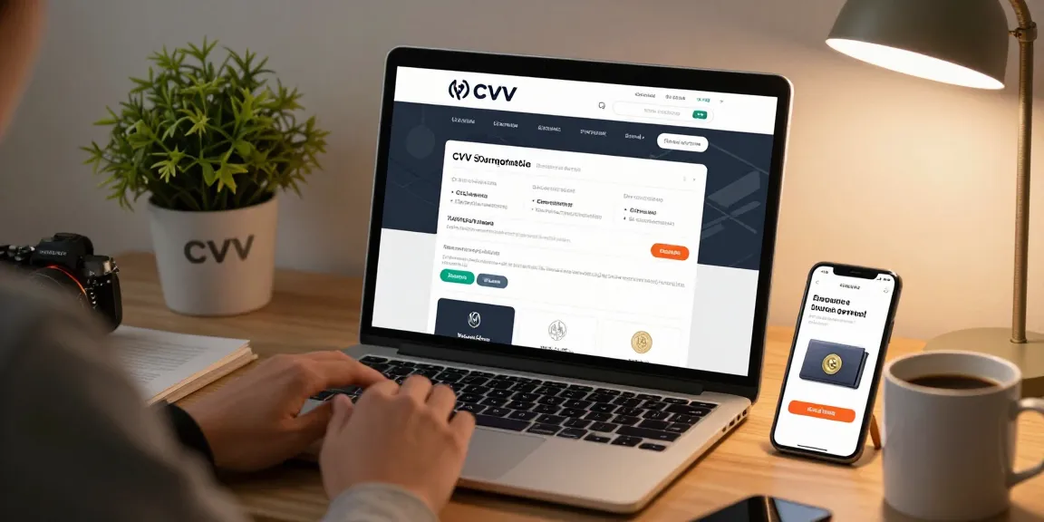 Secure online shopping experience at CVV shop with cryptocurrency payments