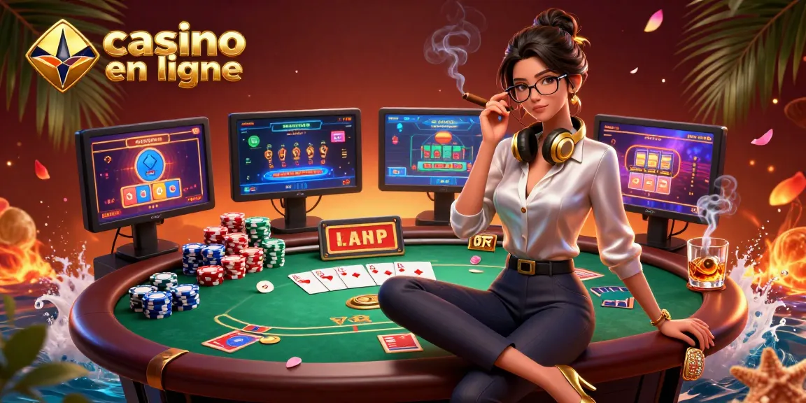 Participez à une action passionnante de casino en ligne avec une femme asiatique élégante dans un environnement de jeu high-tech.