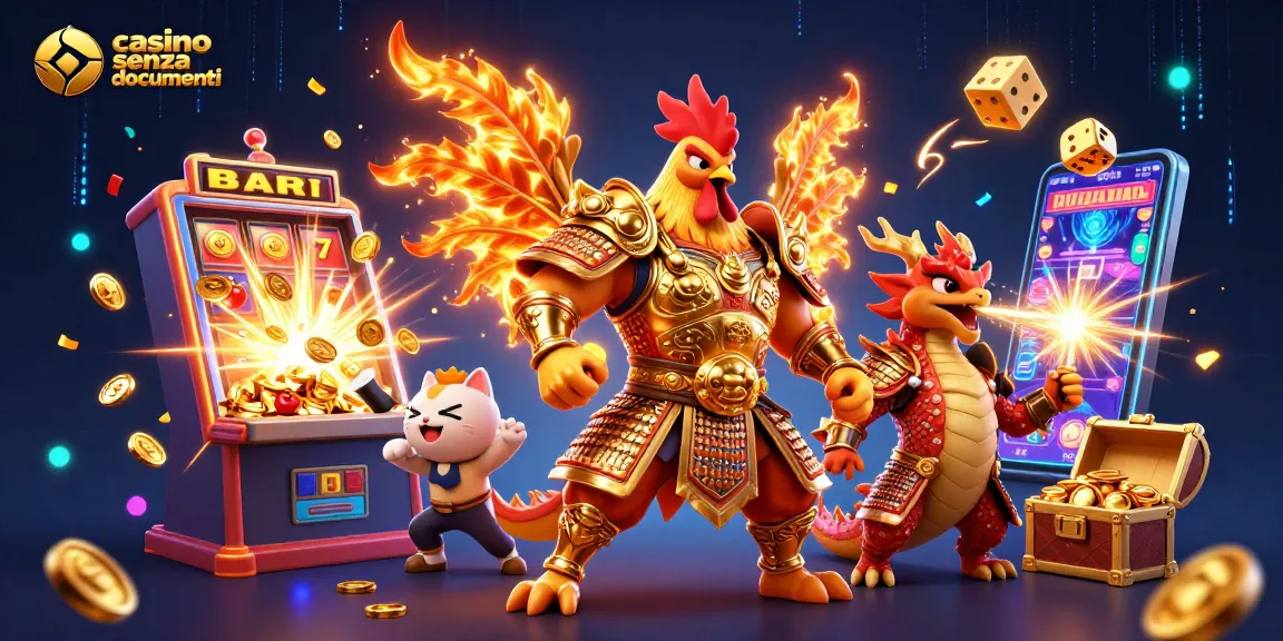 Vivi l'emozione nei casino senza documenti con personaggi dinamici e un'esplosione di jackpot.