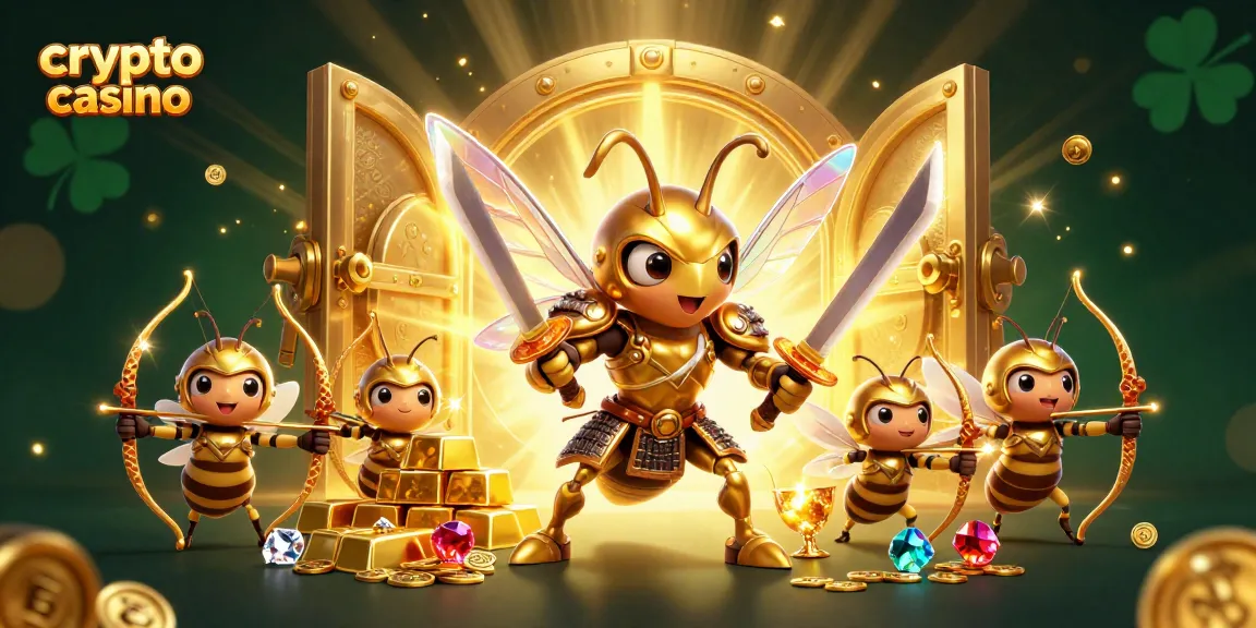 Découvrez les jeux de crypto casino avec le caractère unique d'une scène 3D dynamique remplie de trésors et d'action.