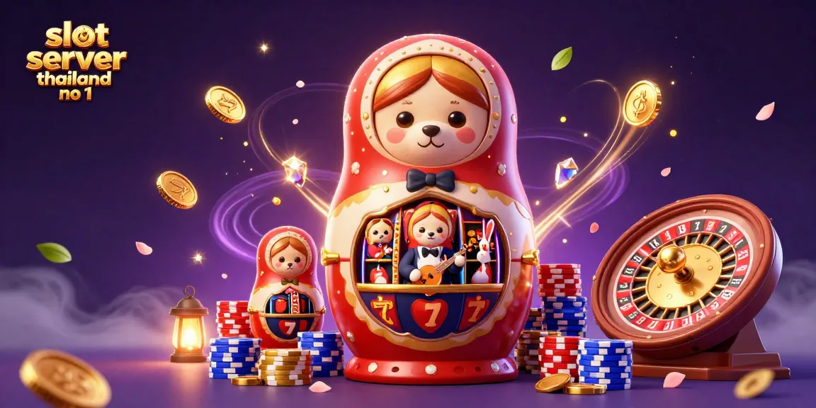 Engage in excitement with the slot server thailand no 1, showcasing vibrant characters and casino elements.