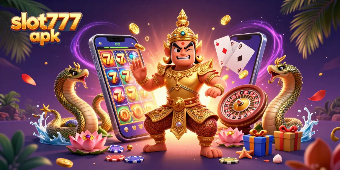 Engage with the vibrant slot777 apk experience and win big with lively casino games and characters.