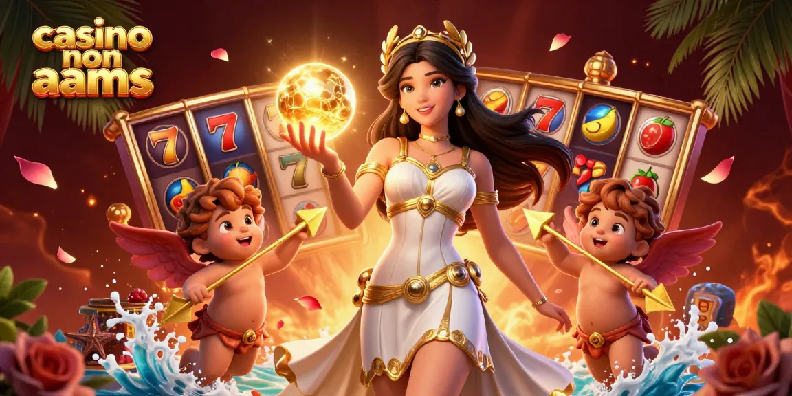 Partecipa a emozionanti jackpot nei casino non aams con questa scena vibrante e festosa.