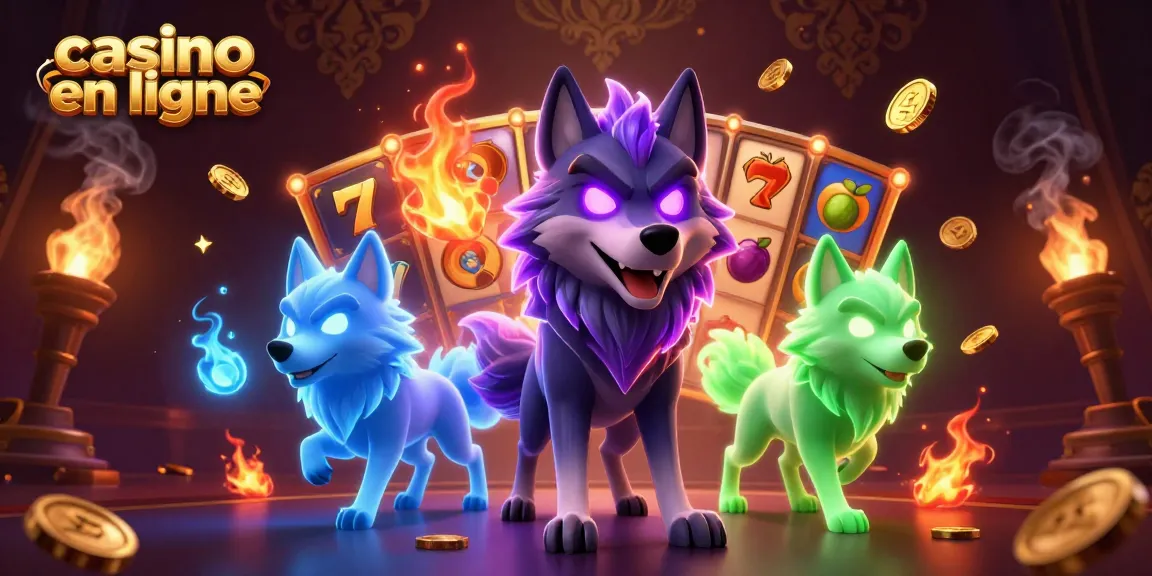 Jouer au casino en ligne avec des symboles de jackpots, loup spectral et éléments dynamiques