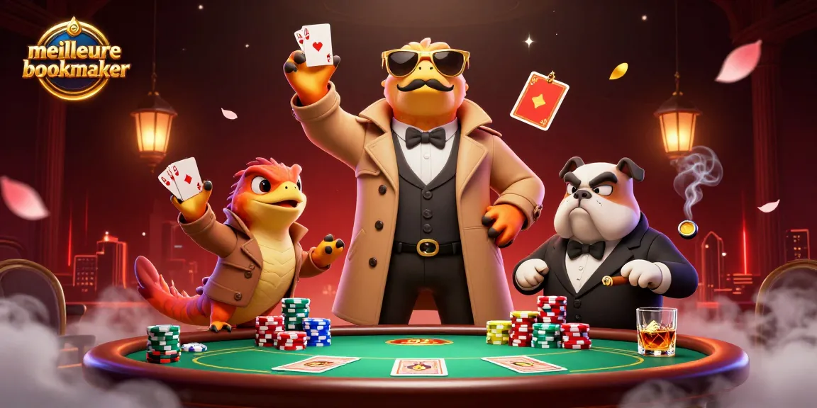 Pariez avec les meilleures bookmakers et découvrez des cotes attractives sur une illustration dynamique de casino.