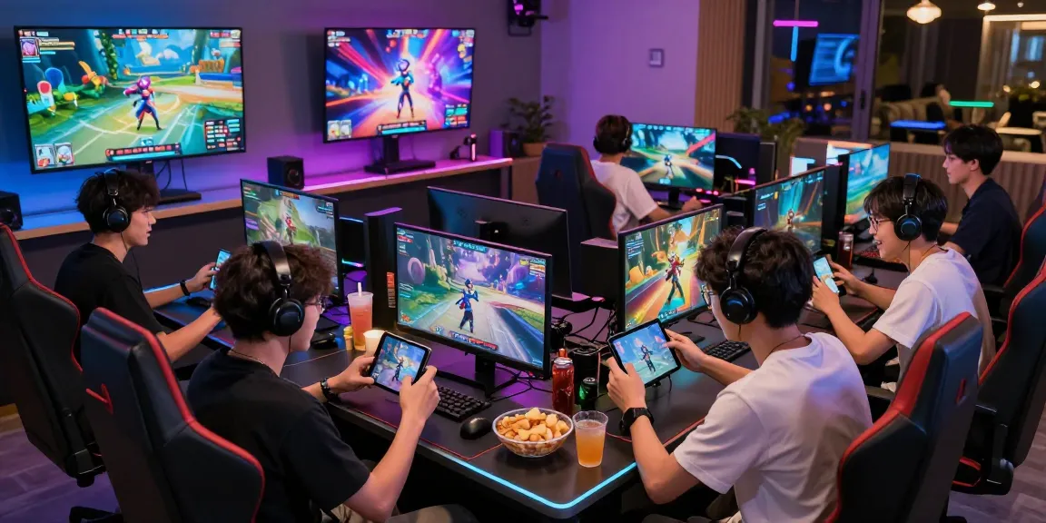 Indocair gaming community enjoying interactive sessions in a vibrant digital environment.