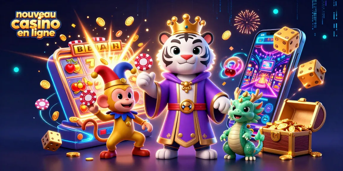 Jouer dans un nouveau casino en ligne avec des personnages animés, machines à sous et bonus.