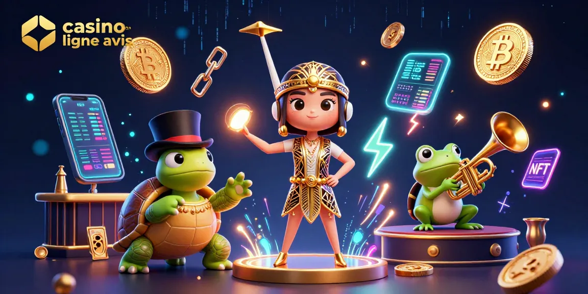 Profitez des suggestions de casino en ligne avis avec un crabe et une grenouille animés au bar.