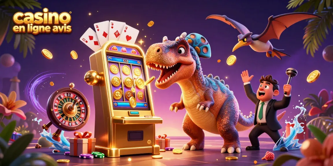Casino en ligne avis : un pachycephalosaurus fait gagner des devises sur une machine à sous